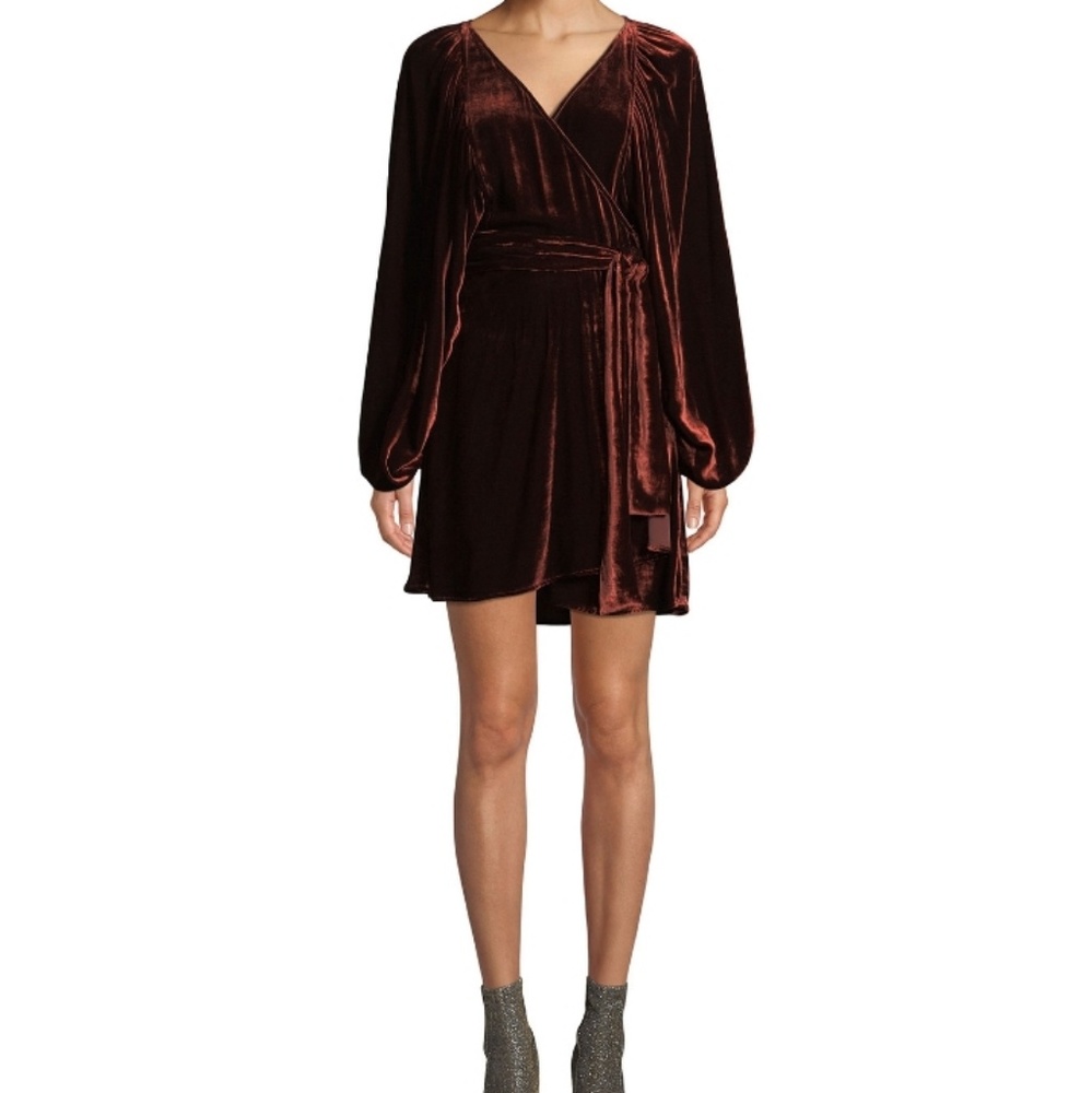 Velvet Wrap Dress size L